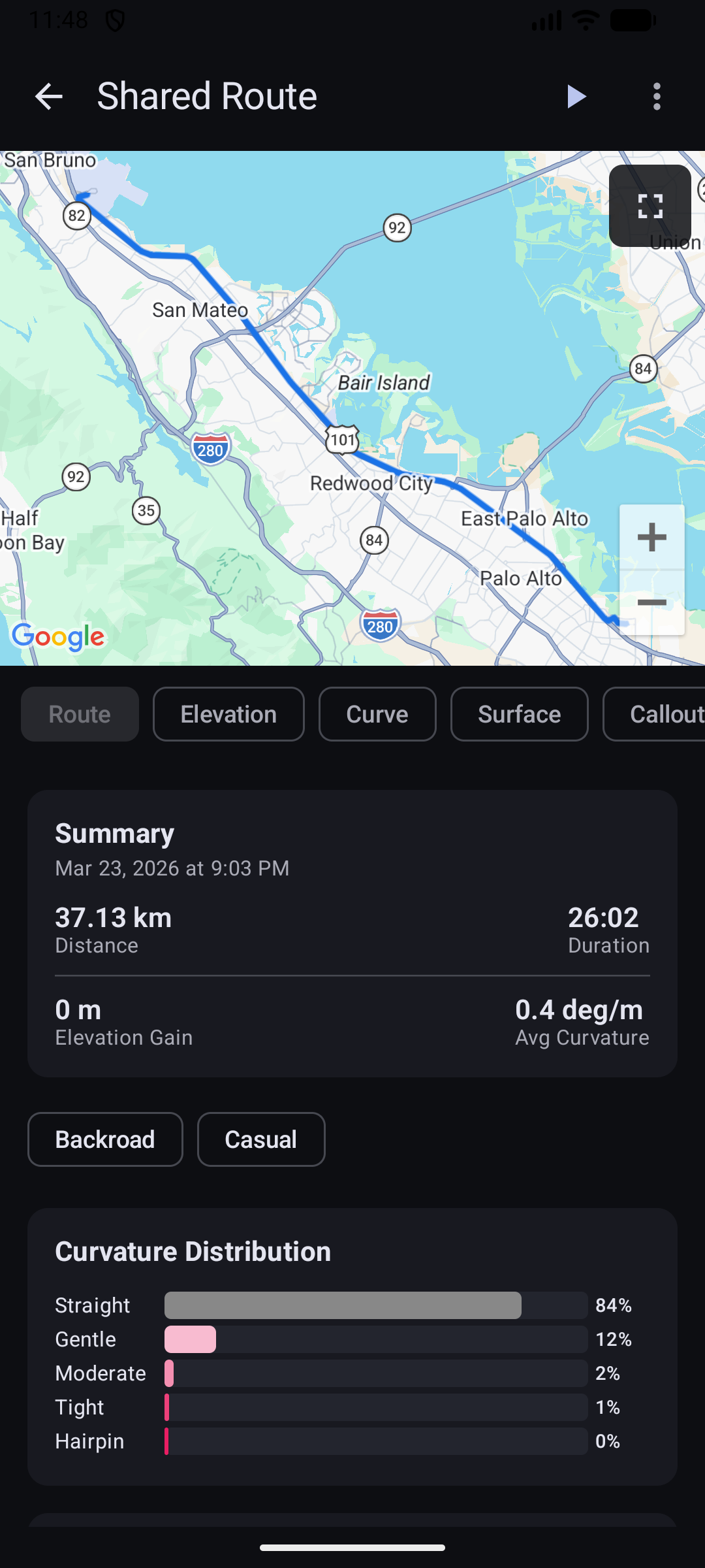 RallyTrax App Screenshot